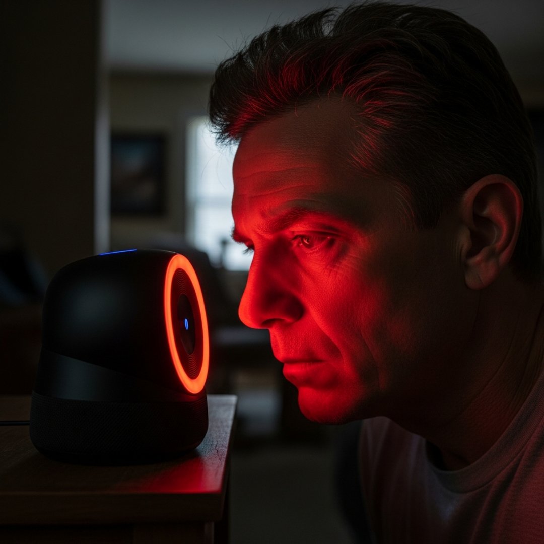 AI satire illustration: Amazon Makes Alexa+ Available To Everyone Who Loves Arguing With Robots