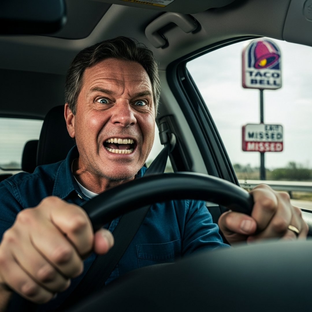 Satirical illustration for: Apple CarPlay Update Lets Three AIs Debate Ethics While You Miss Exit