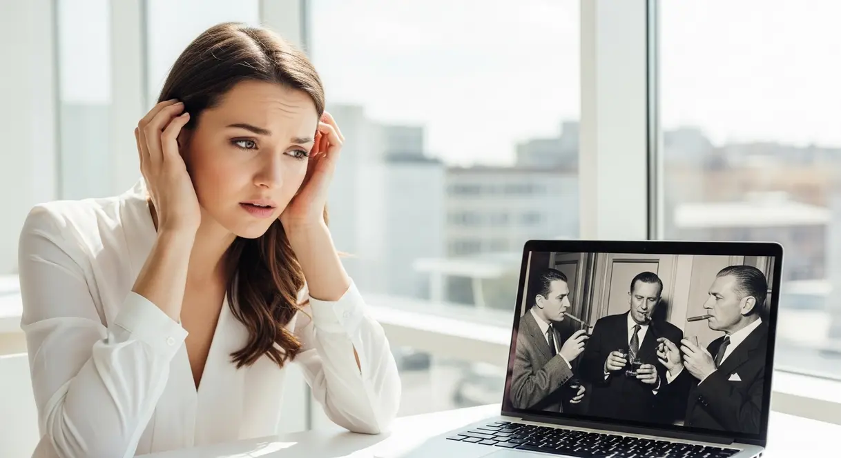 AI satire illustration: AI Company Claims Bias Is Actually Just 'Vintage Accuracy Mode'
