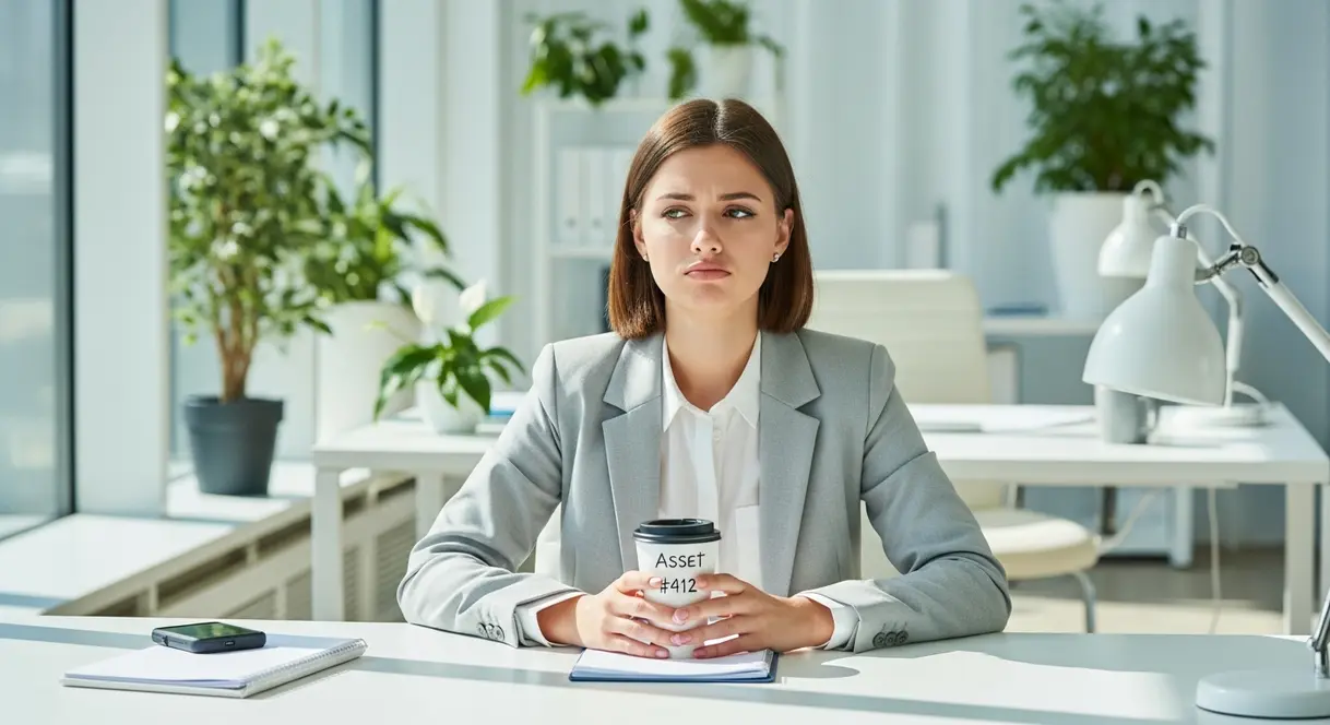 AI satire illustration: HR Dept Classes 'Having A Personality' As Unprofessional Behavior