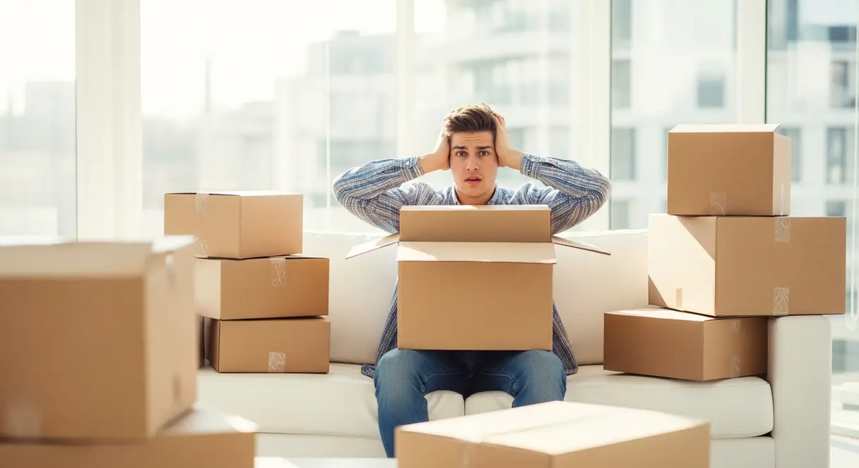 AI satire illustration: Study confirms you bought 196 things you do not need