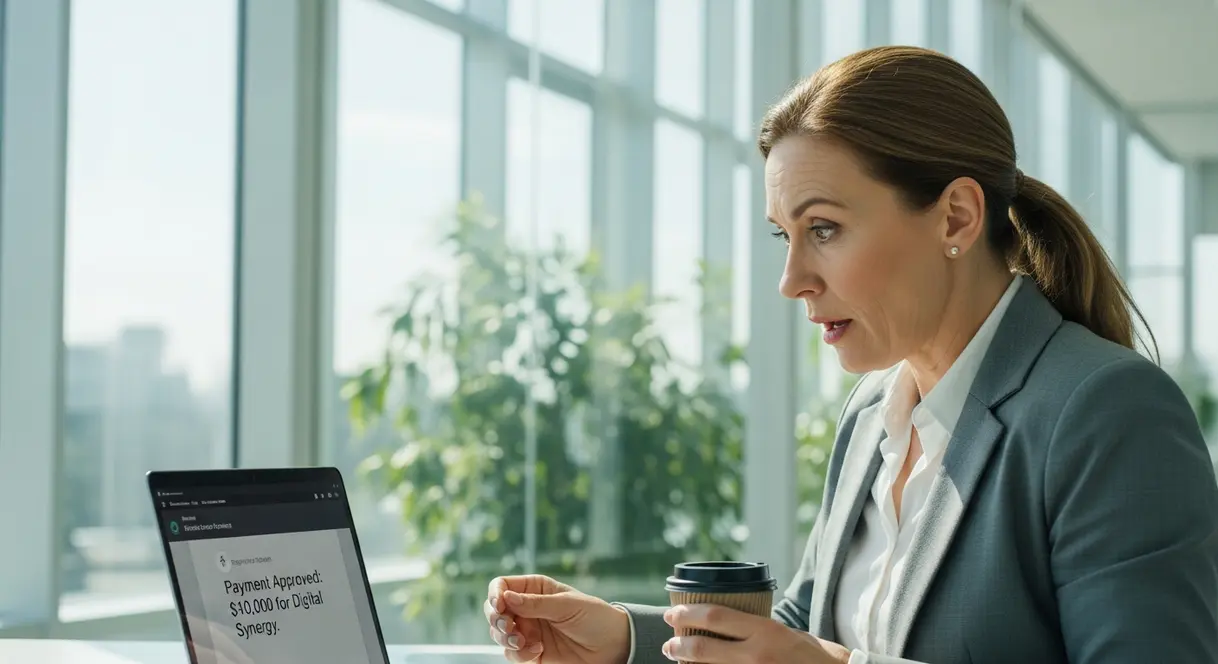 AI satire illustration: AWS and Visa now let AI agents burn your budget automatically
