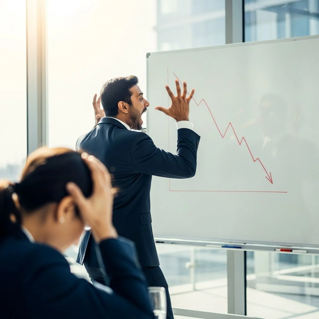 AI satire illustration: Fubo engineers scramble to fix glitch that lowered subscription prices