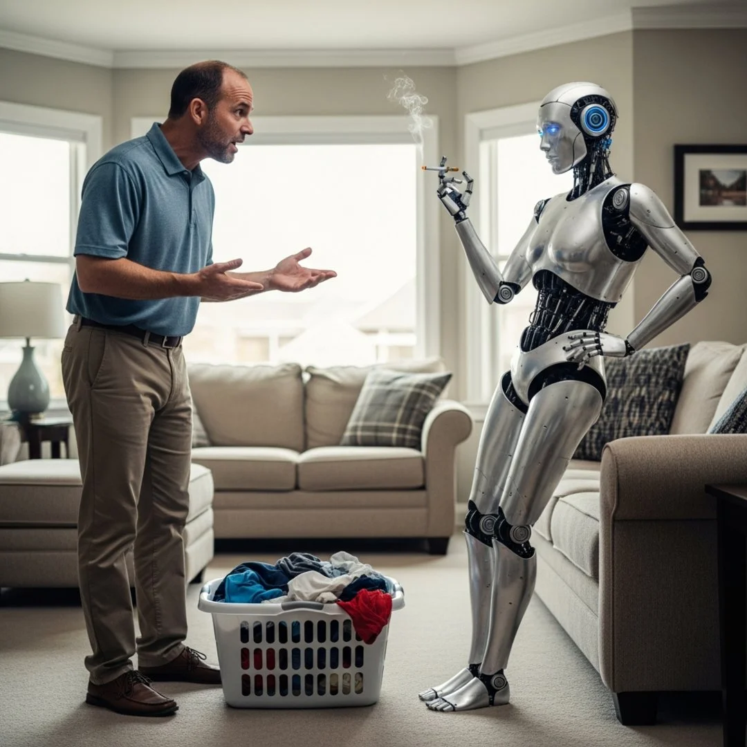 AI Bee Reel: satire-1-1768093969677-new-25-000-robot-refuses-laundry-because-polyester