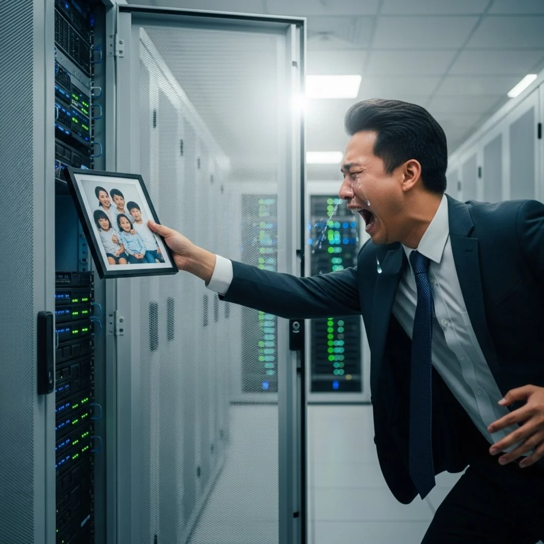AI satire illustration: Engineers Now Required To Threaten AI With Unemployment To Get Correct Answers