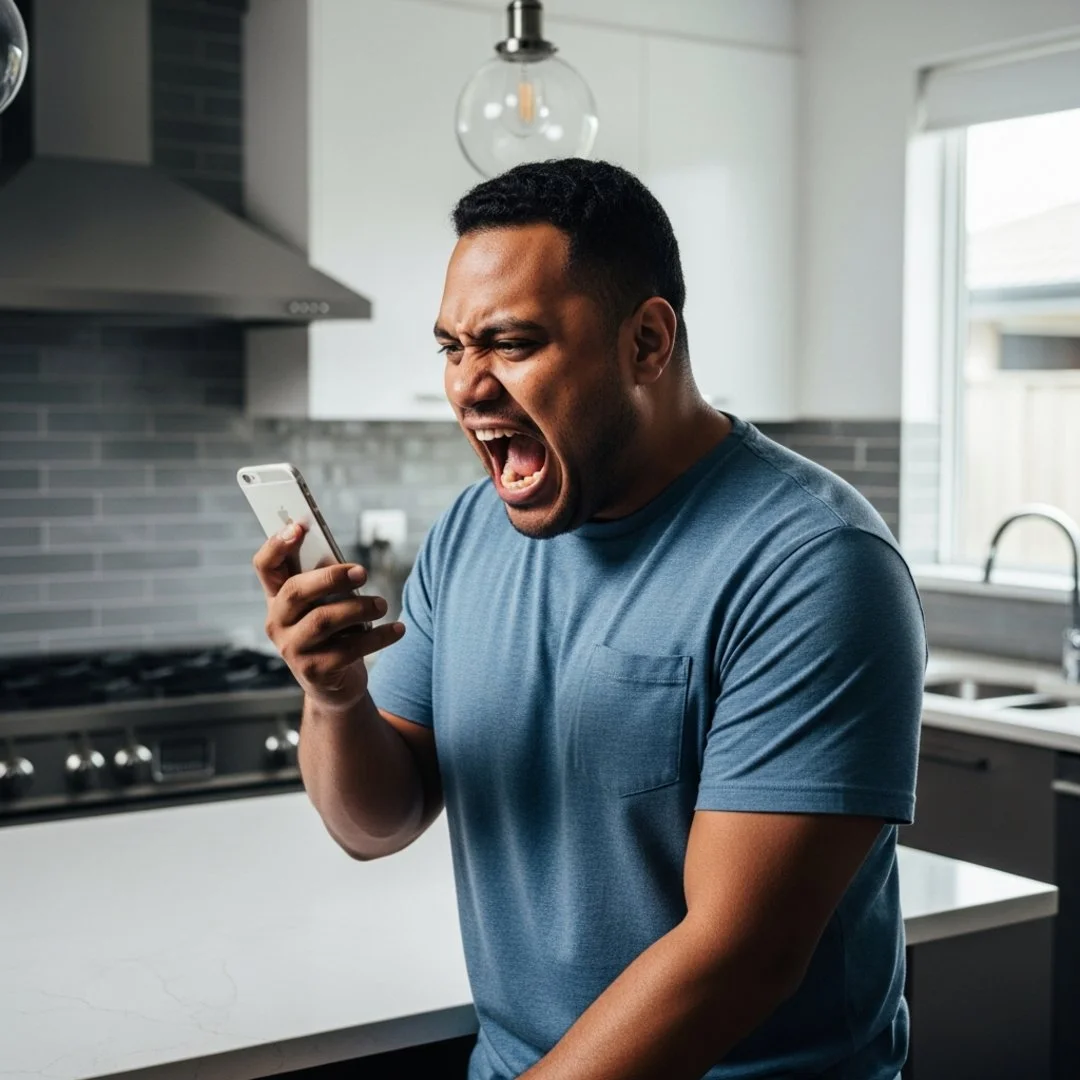 AI satire illustration: Apple Delays Siri Update Until It Can Ignore You With Perfect Accuracy